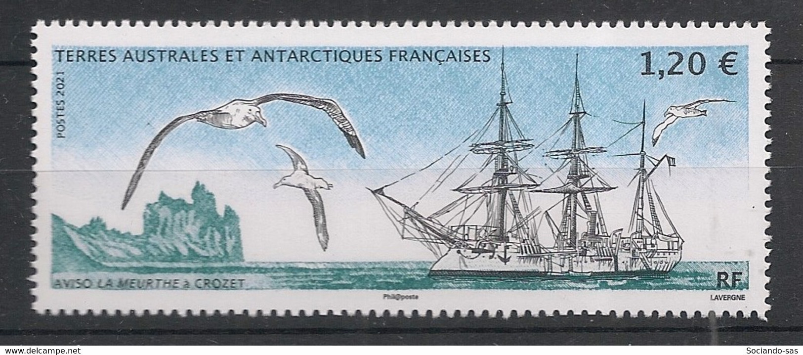 TAAF - 2021 - N°YT. 978 - Aviso La Meurthe - Neuf Luxe ** / MNH / Postfrisch - Nuovi