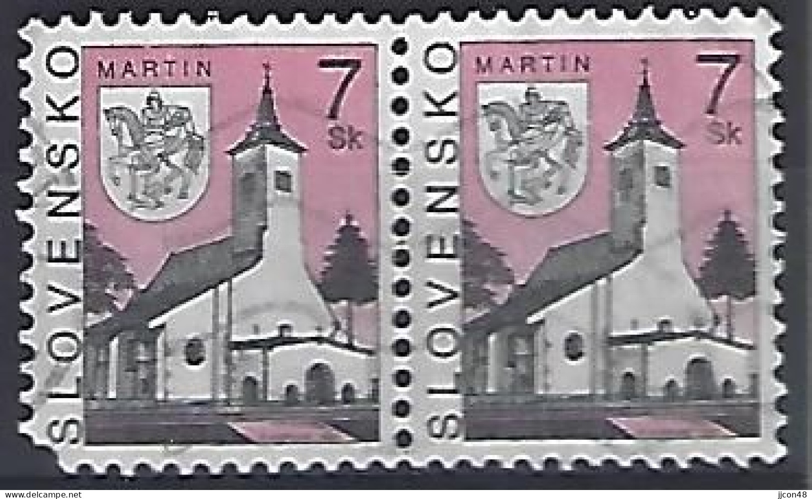 Slovakia 1997  Cities; Martin (o) Mi.284 - Usados