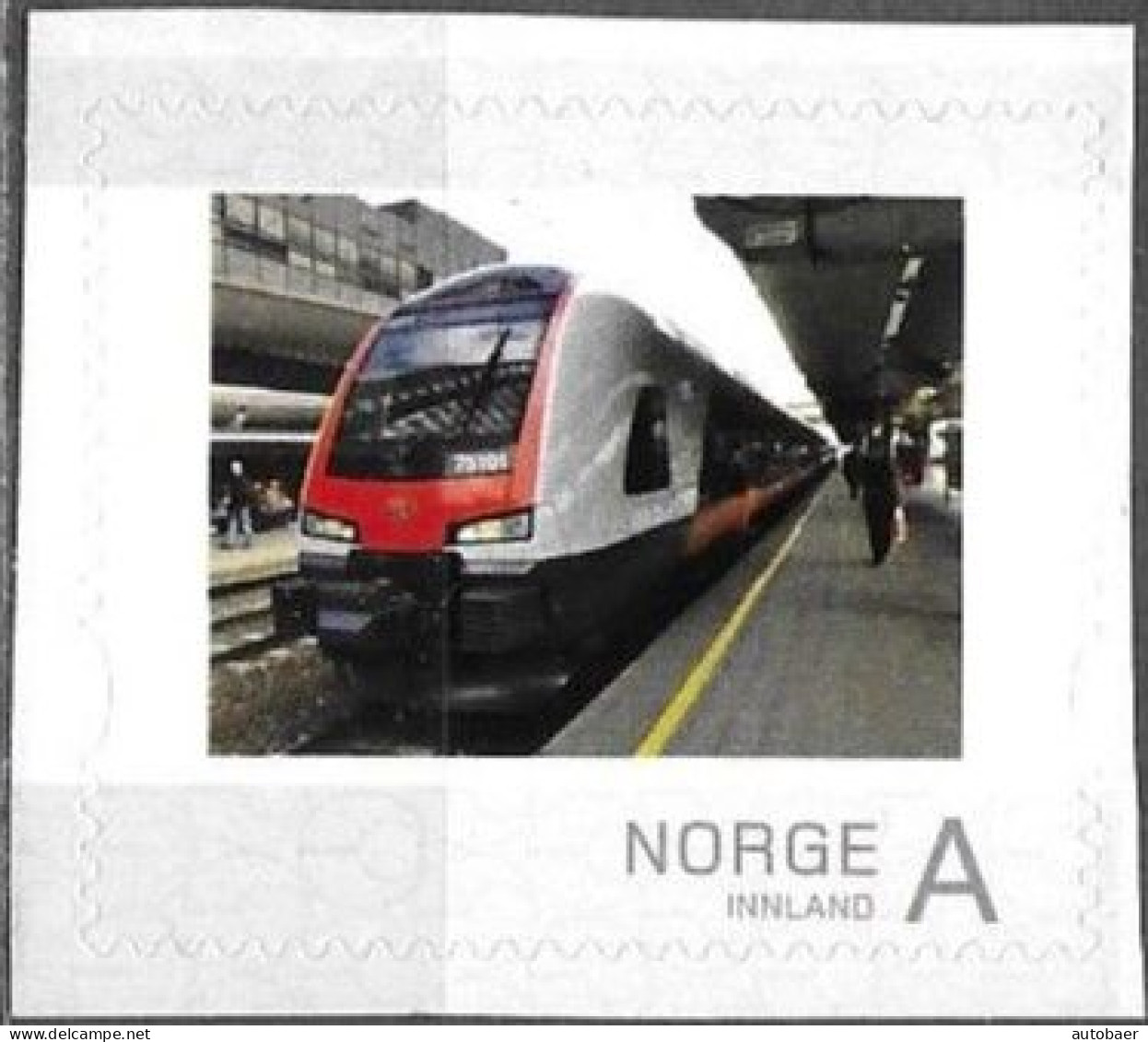 Norge Norway 2008 My Stamp Personalized Personalised Train Railway Locomotive Like Mi.Nr. 1664 Postfrisch Neuf MNH ** - Unused Stamps