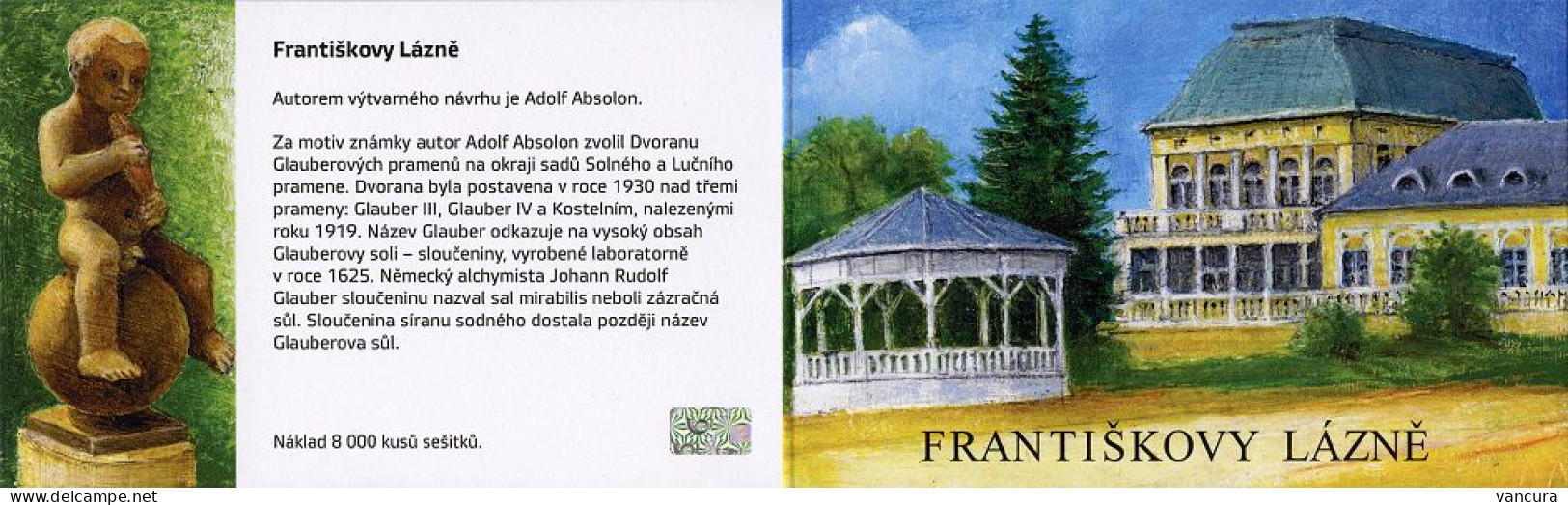 Booklet 1227 Czech Republic  Frantiskovy Lazne 2023 Franzensbad - Neufs