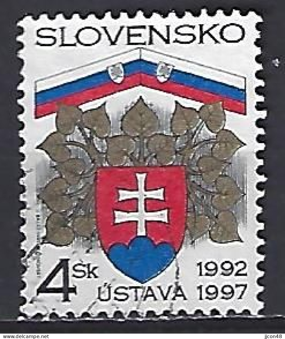 Slovakia 1997  5th Ann.of New Constitution (o) Mi.287 - Gebruikt