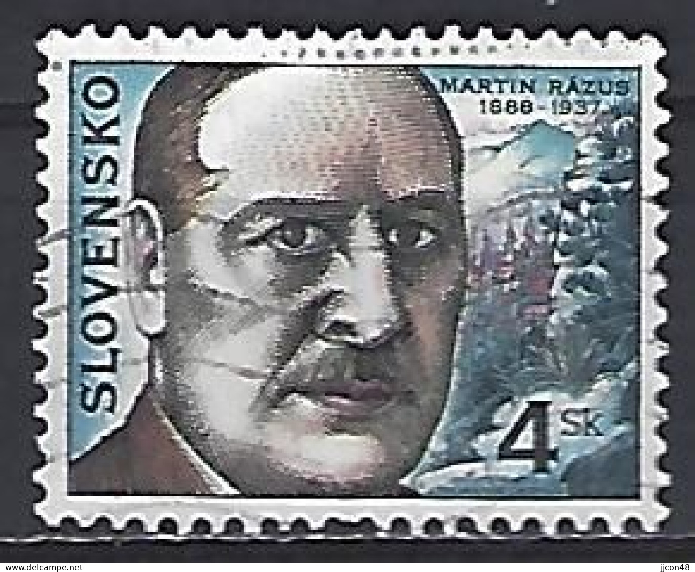 Slovakia 1998  Martin Razus (o) Mi.302 - Used Stamps