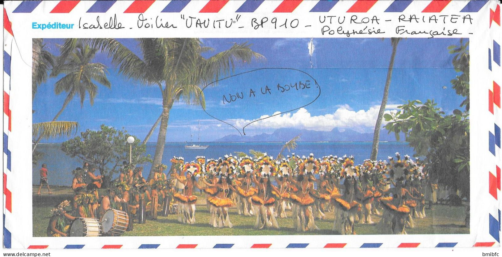 1995  Par Avion Au Départ De Uturoa - Briefe U. Dokumente