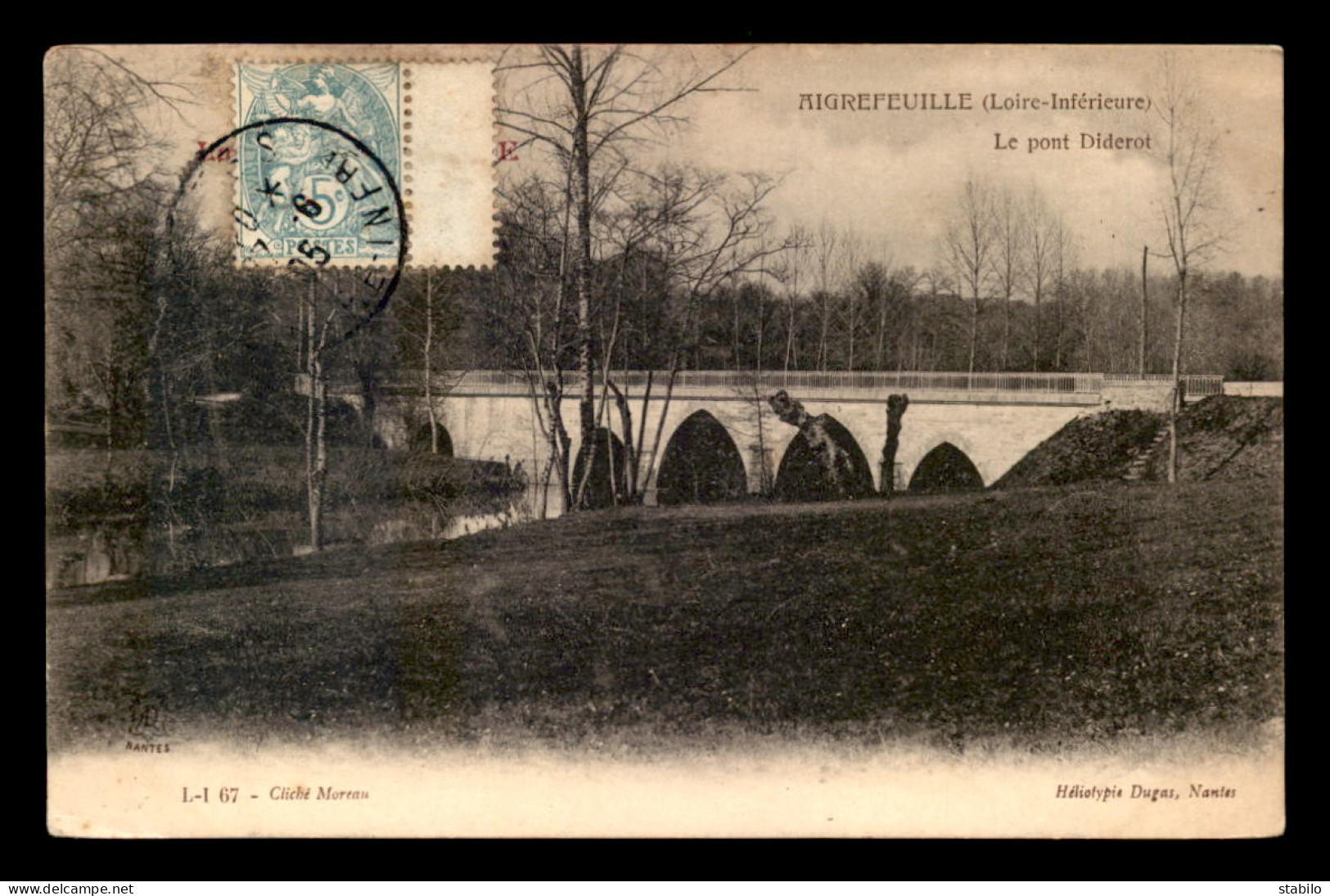 44 - AIGREFEUILLE - LE PONT DIDEROT - Aigrefeuille-sur-Maine
