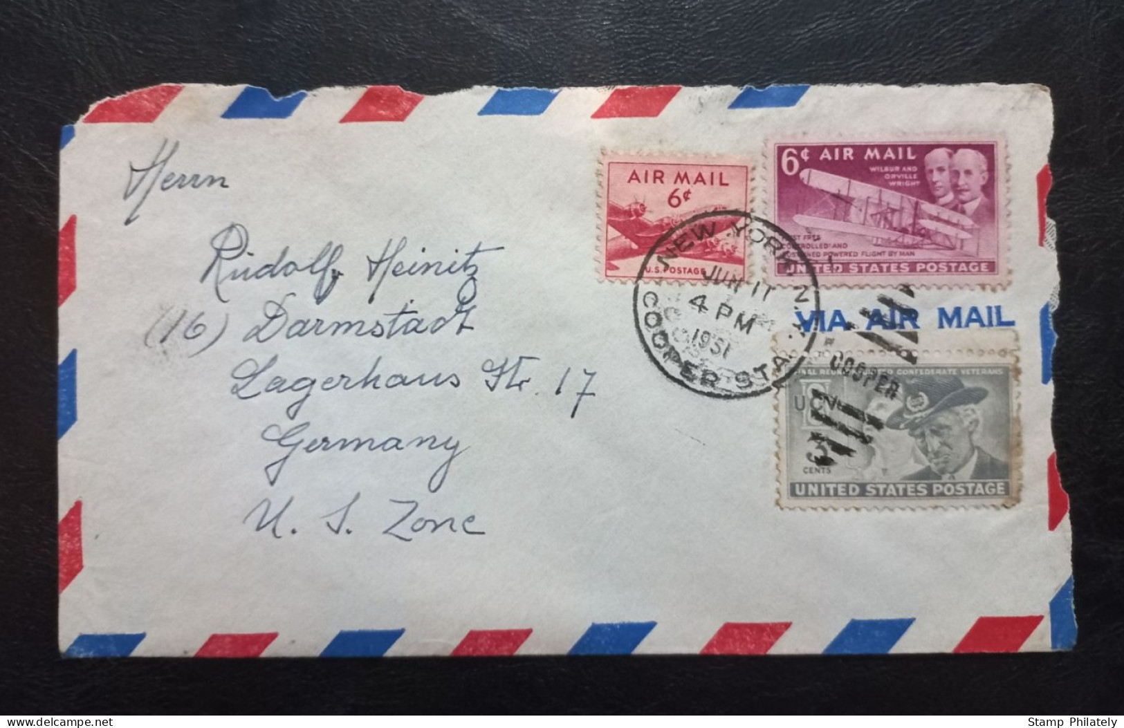 United States Postal History 1951 Different Stamps - Briefe U. Dokumente