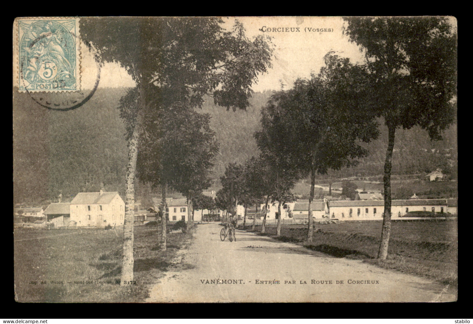 88 - CORCIEUX - VANEMONT - ENTREE PAR LA ROUTE DE CORCIEUX - Corcieux