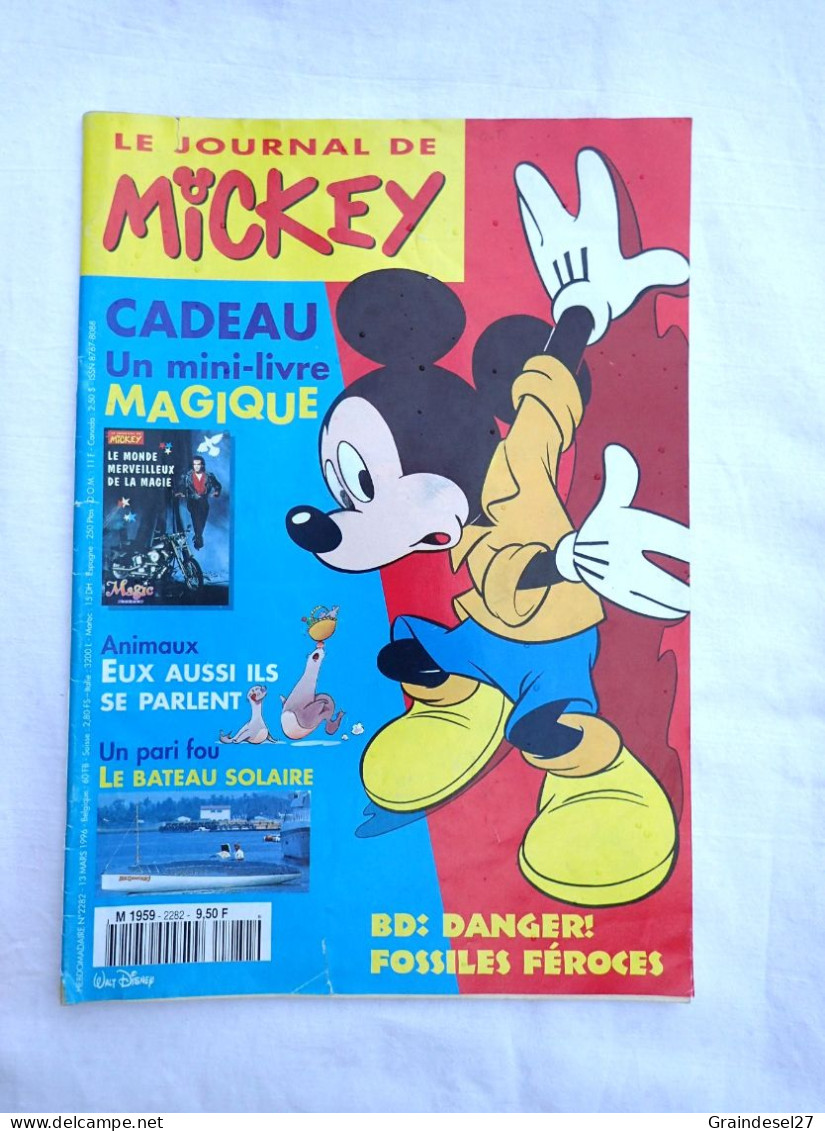 Le Journal De Mickey Lot De 2 Magazines De 1996 N° 2282 Et 2316 - Journal De Mickey