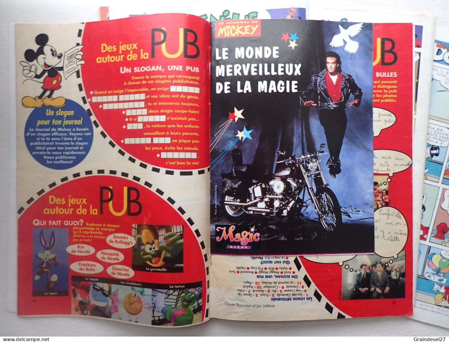 Le Journal De Mickey Lot De 2 Magazines De 1996 N° 2282 Et 2316 - Journal De Mickey