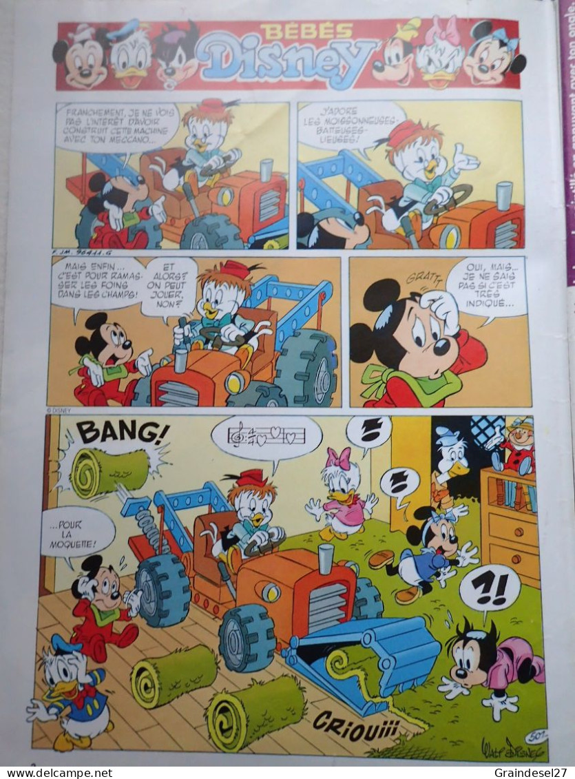 Le journal de Mickey lot de 2 magazines de 1996 n° 2282 et 2316