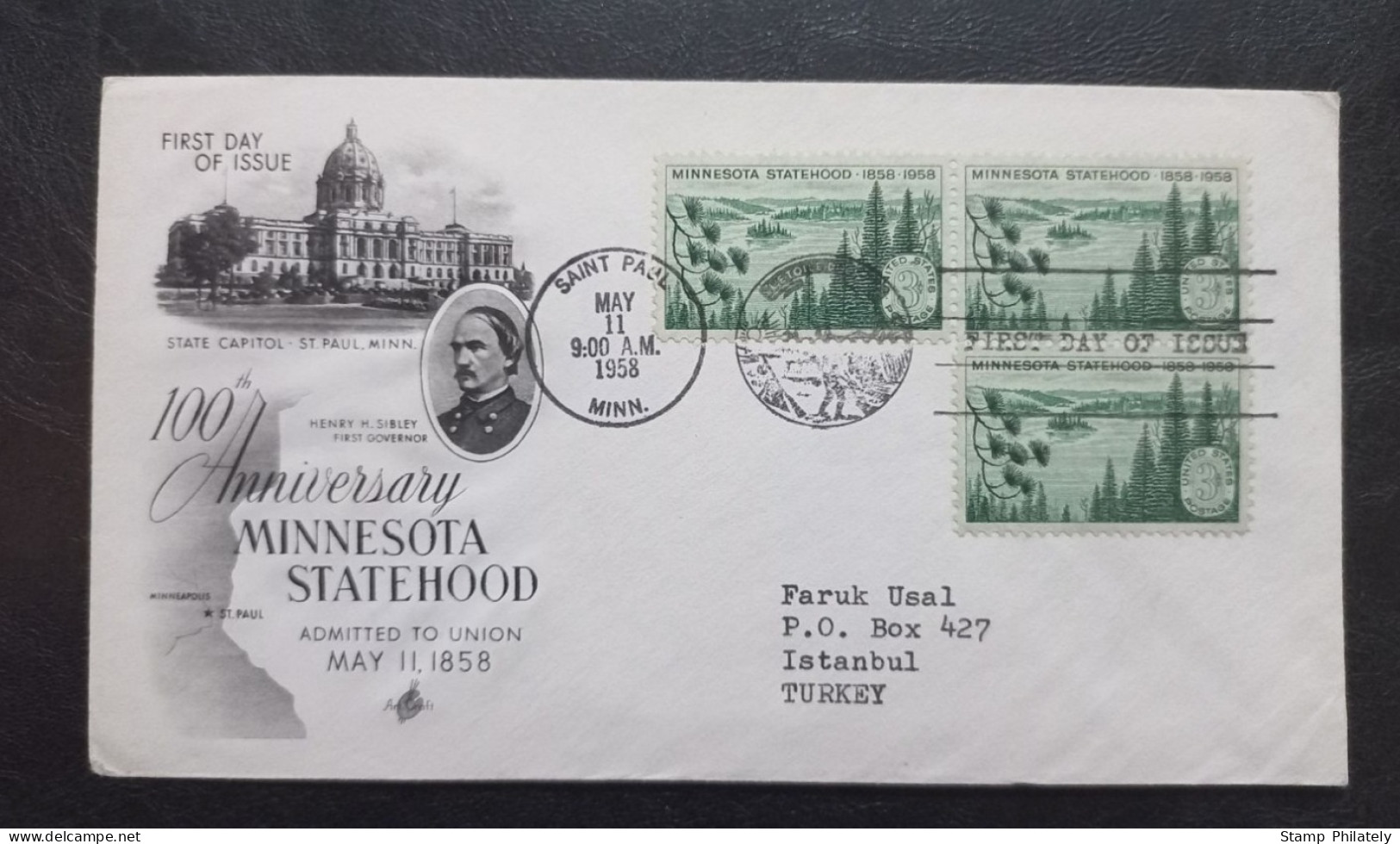 United States Cover FDC 1958 - 1951-1960