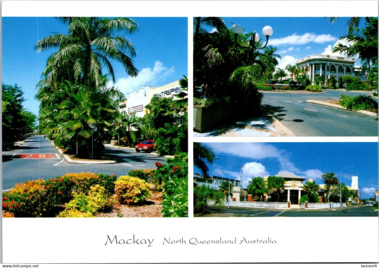 12-2-2024 (3   X 51 Australia - QLD - Mackay  (with Queen Elizabeth II Stamp) - Far North Queensland