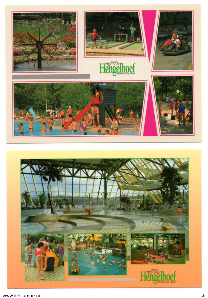 HENGELHOEF -  Houthalen Helchteren - Limburg - 4 Cartes - 4 Kaarten - Vakantiedorp - Village De Vacances - Houthalen-Helchteren