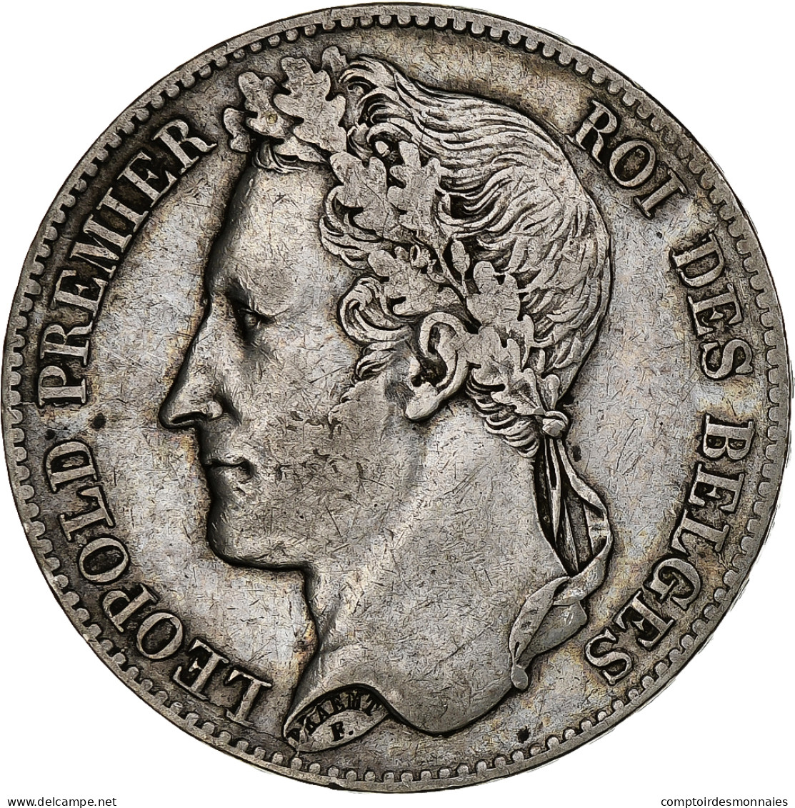 Belgique, Leopold I, 5 Francs, 5 Frank, 1848, Argent, TB+, KM:3.2 - 5 Francs