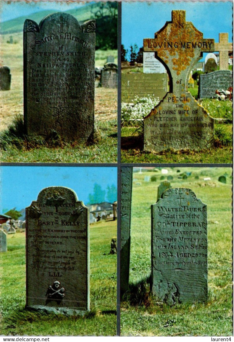 11-2-2024 (3  X 53) Australia - Norfolk Island - Ghost Of The Past (Cemetery Tombstone) - Norfolk Island