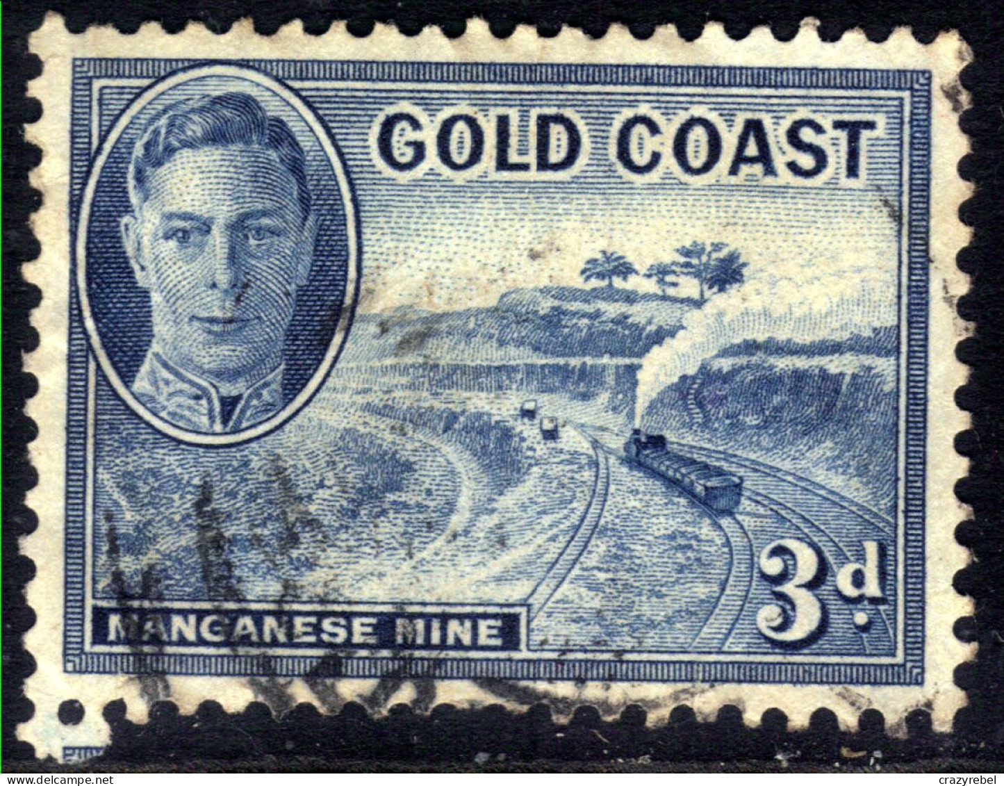 Gold Coast 1948 KGV1  3d Blue Used SG 140 ( A286 ) - Côte D'Or (...-1957)