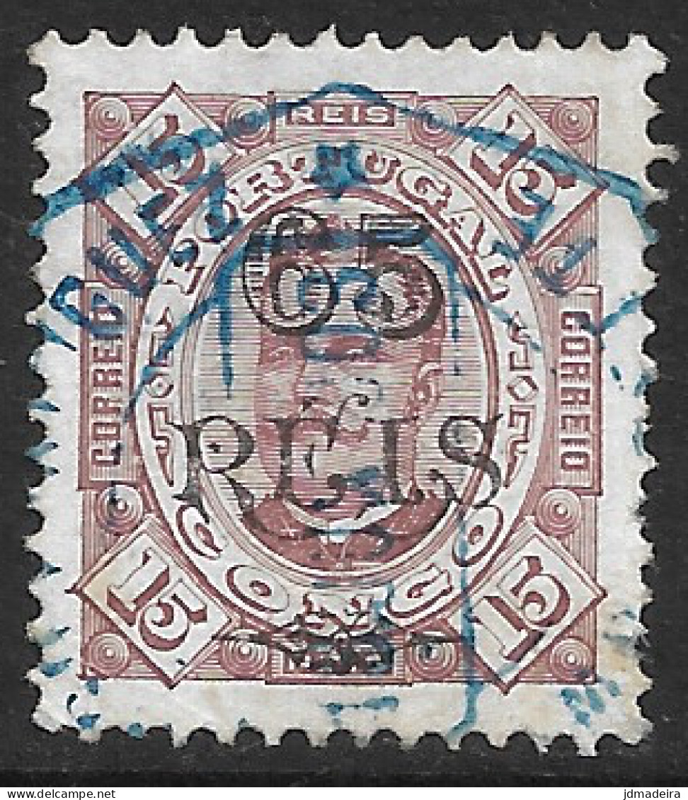 Portuguese Congo – 1902 King Carlos Surcharged 65 On 15 Réis Used Stamp - Congo Portuguesa