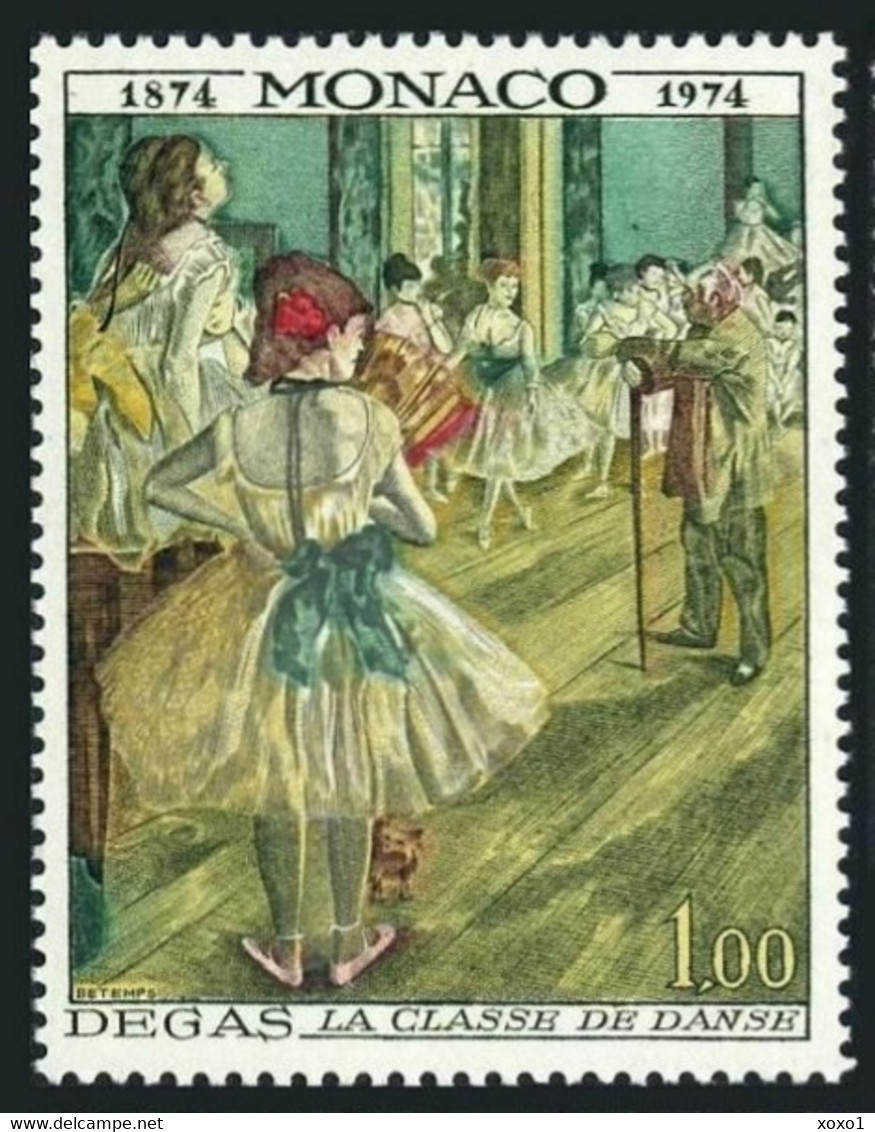 Monaco 1974 MiNr. 1125  Art  Painting Impressionisme Edgar Degas The Dance Class 1v MNH** 4.00 € - Impresionismo