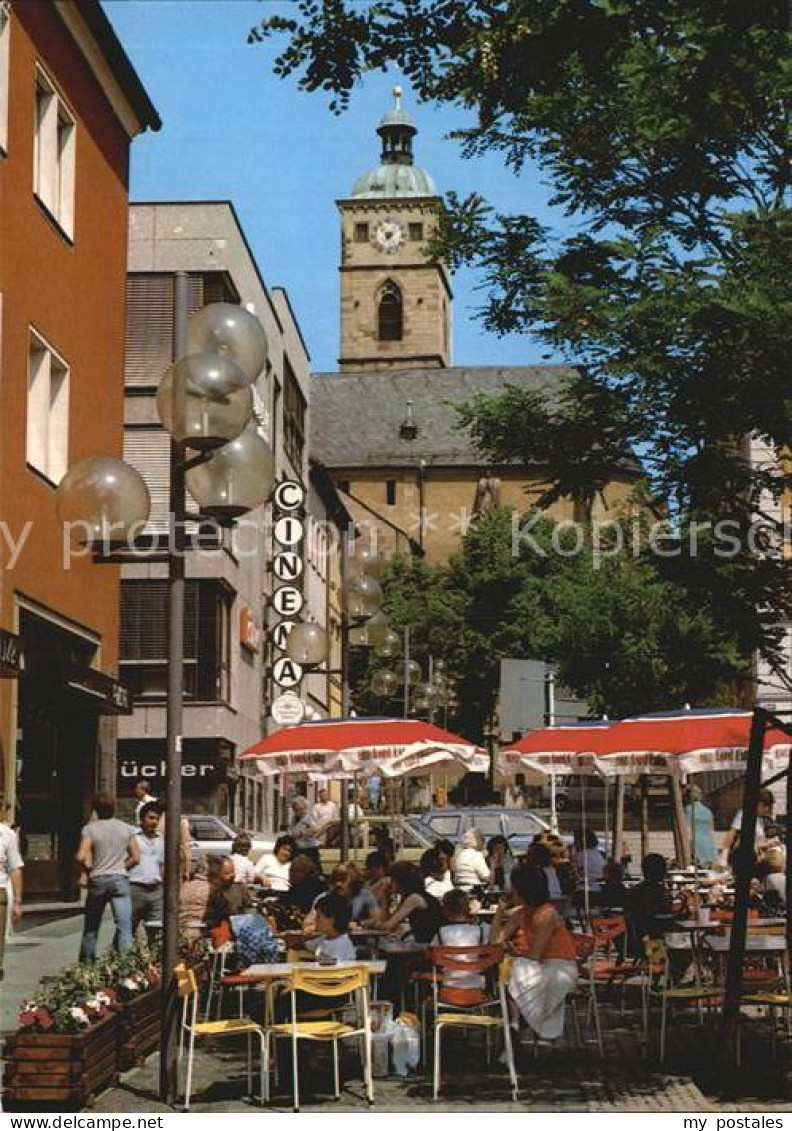 72543288 Schweinfurt Strassencafe Am Marktplatz Schweinfurt - Schweinfurt