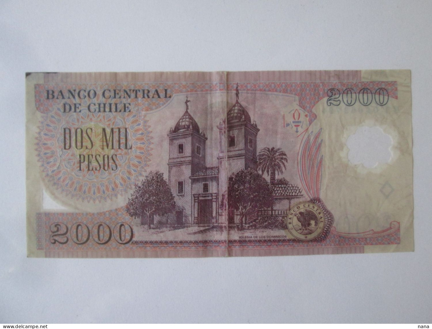 Chile 2000 Pesos 2004 Banknote See Pictures - Chili