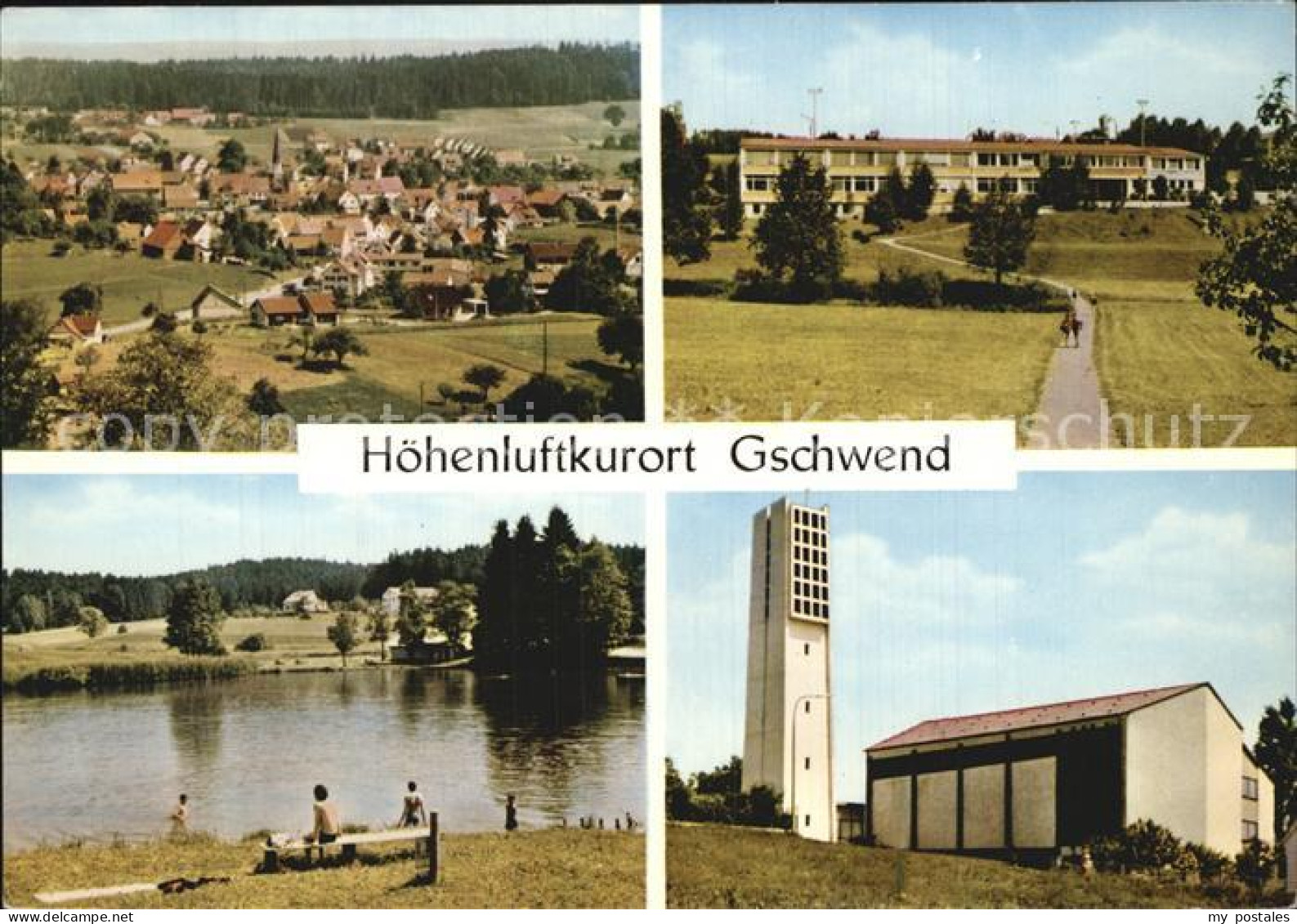 72535510 Gschwend Backnang Teilansicht Flussufer Kirche Gschwend Backnang - Backnang