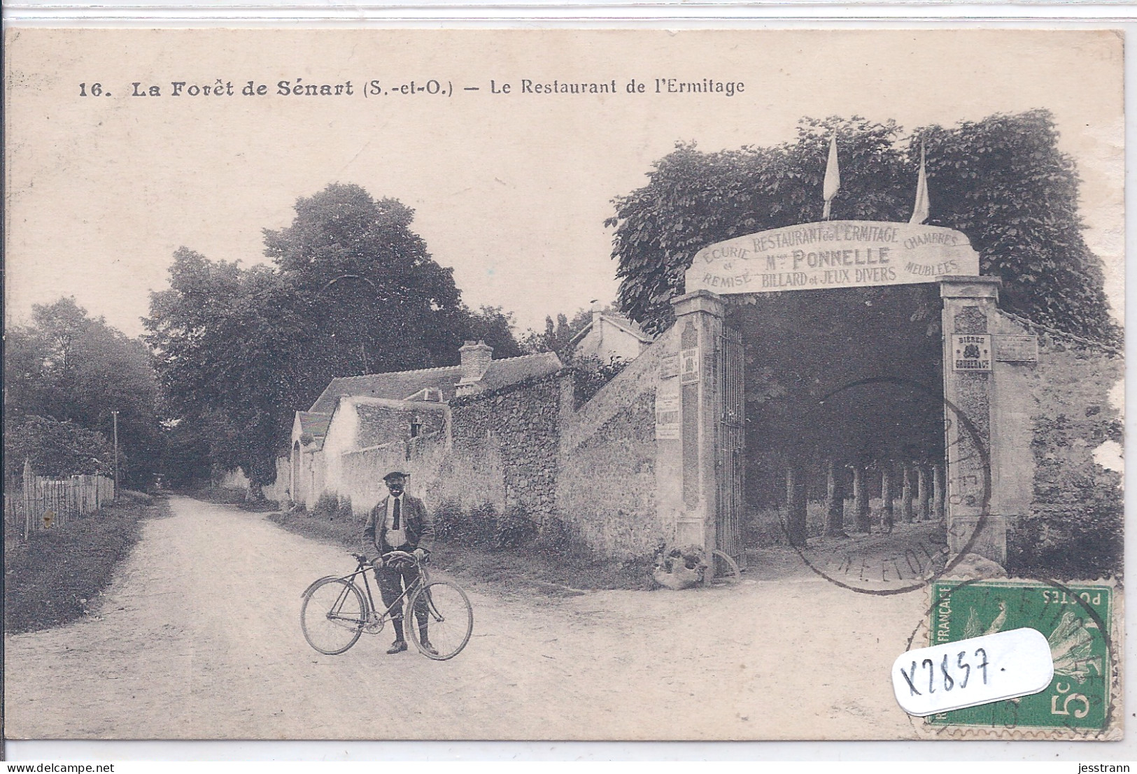 SENART- LE RESTAURANT DE L ERMITAGE- MAISON PONNELLE - Sénart