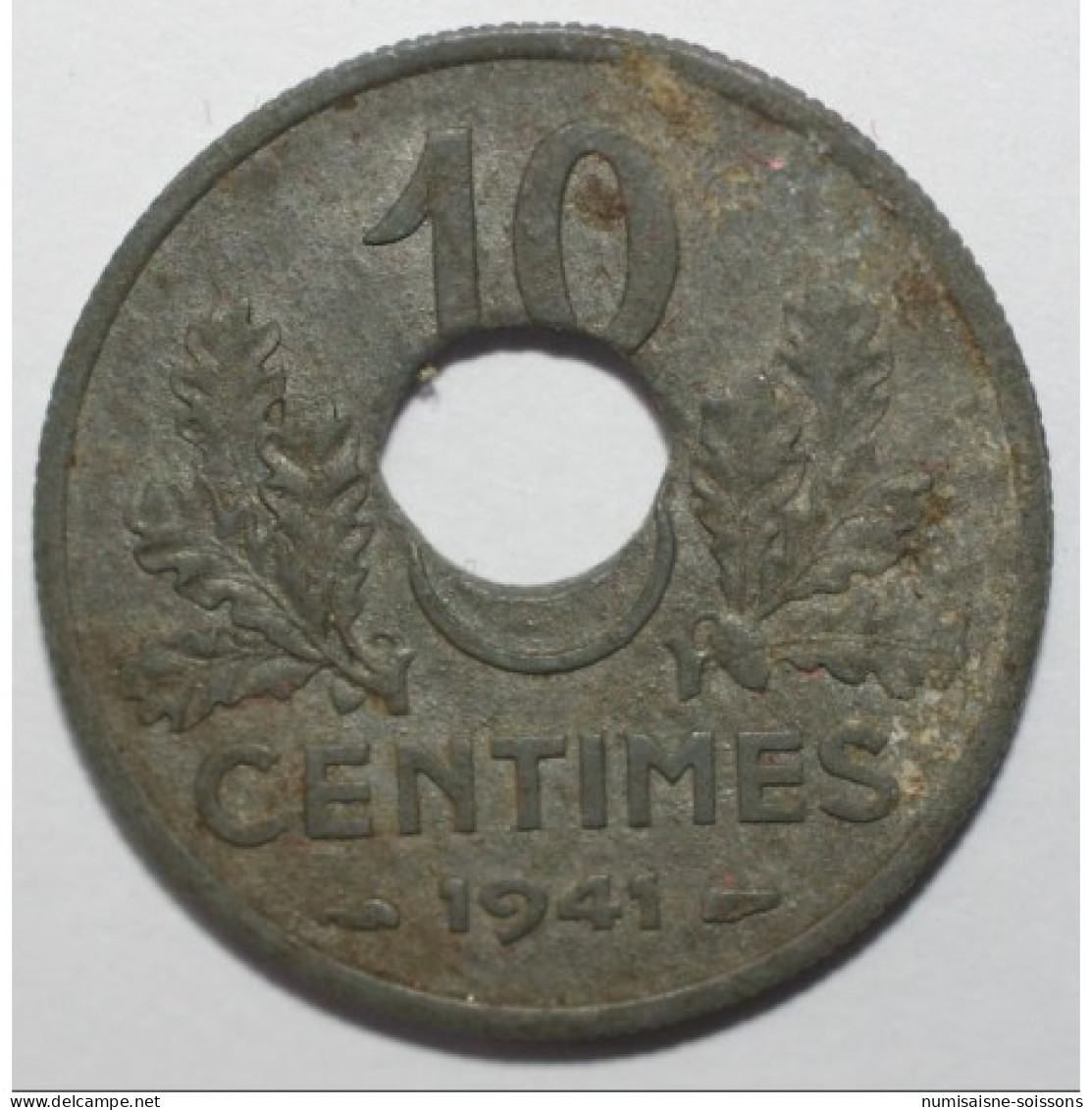 GADOURY 290 - 10 CENTIMES 1941 TYPE ETAT FRANCAIS Grd Module - TTB - KM 898.1 - 10 Centimes