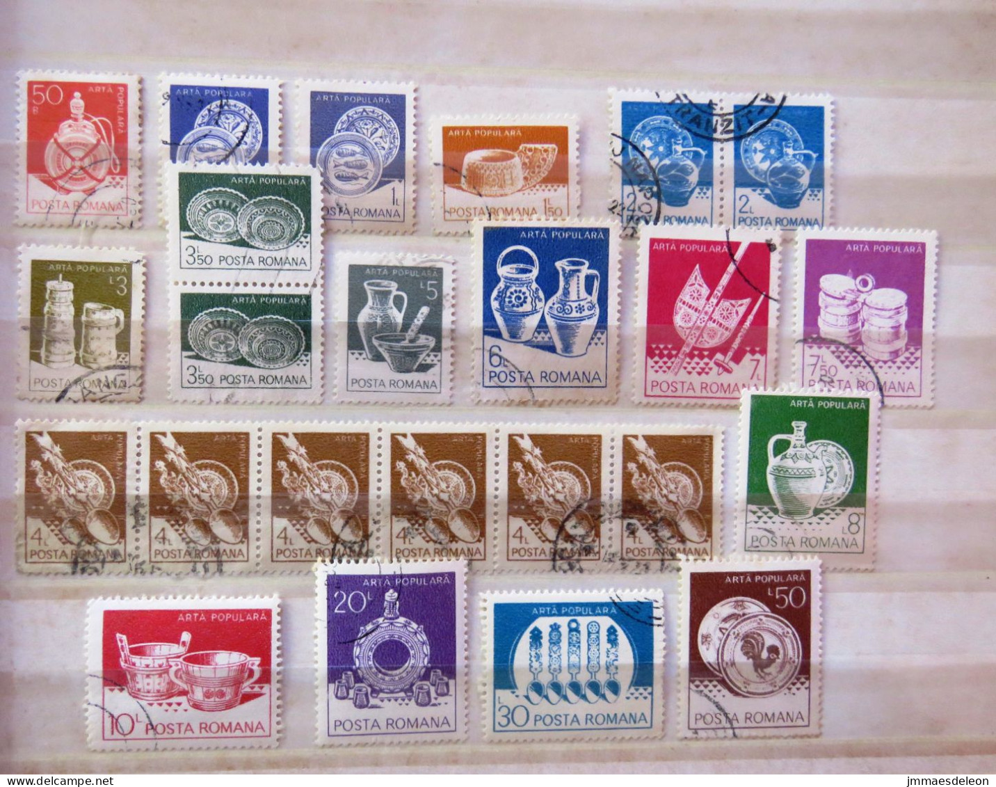 Rumania 1982 Tableware Ceramic Rooster - Used Stamps