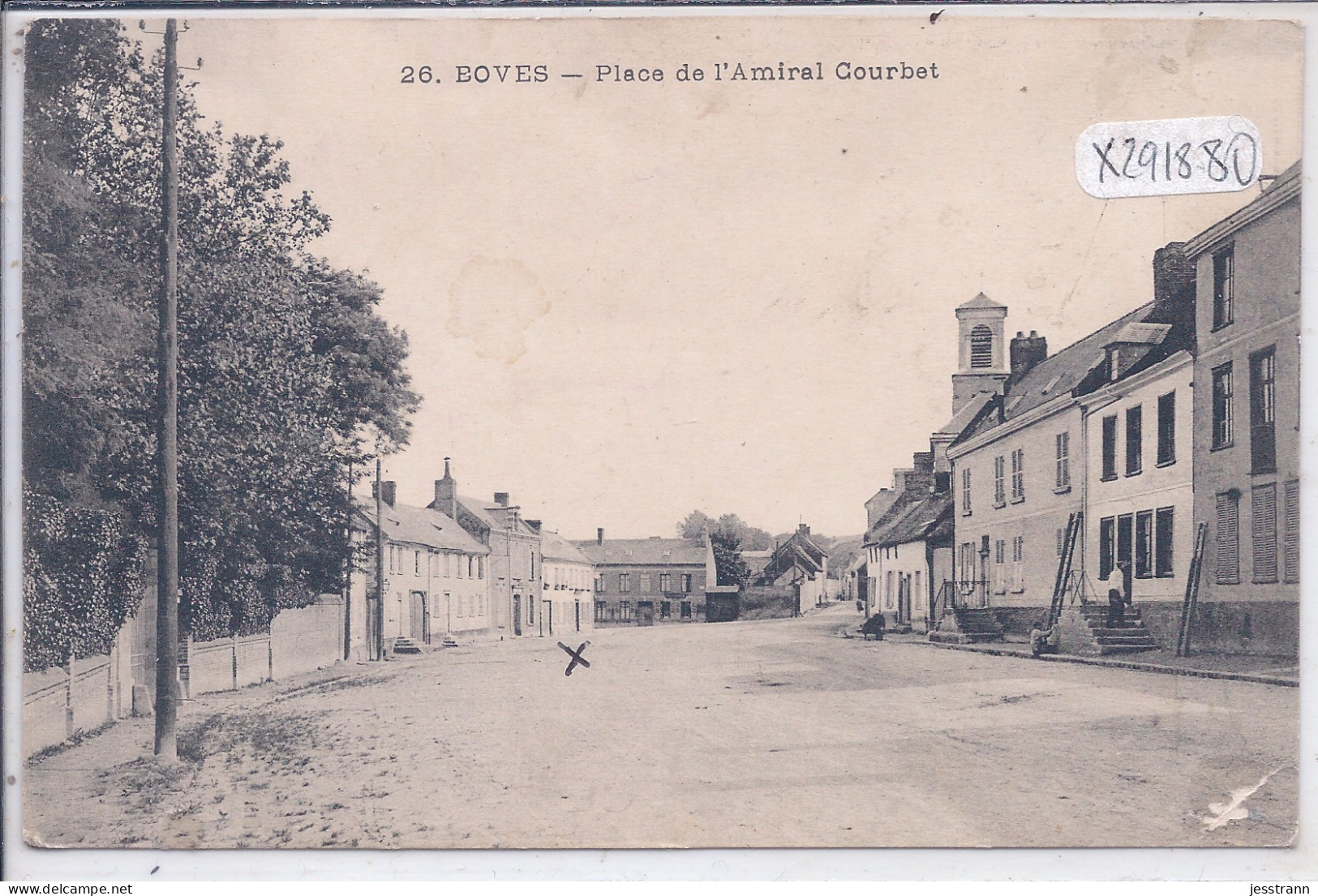 BOVES- PLACE DE L AMIRAL COURBET - Boves