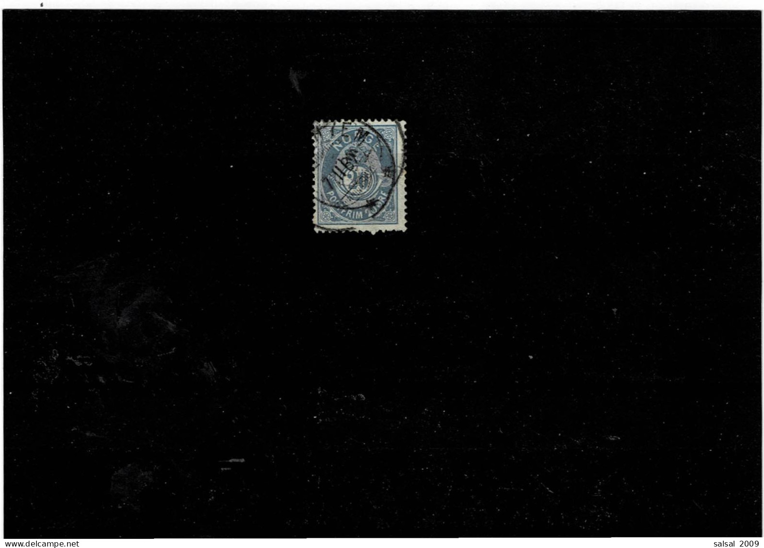 NORVEGIA ,"Corno Di Posta "20 Or. Usato ,qualita Ottima - Used Stamps