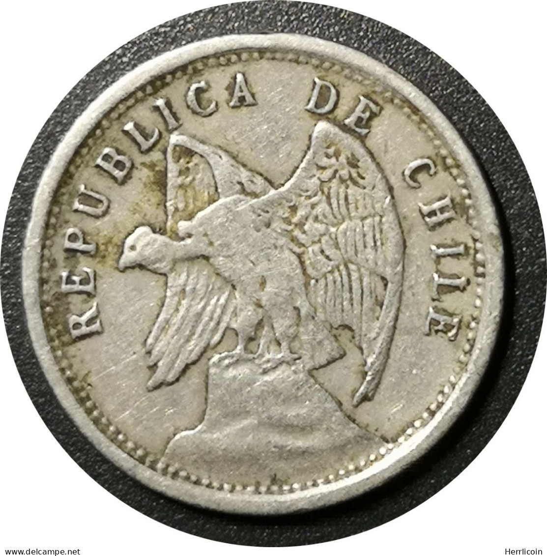 1927 - 5 Centavos cupronickel - Chili [KM#165] - Chile