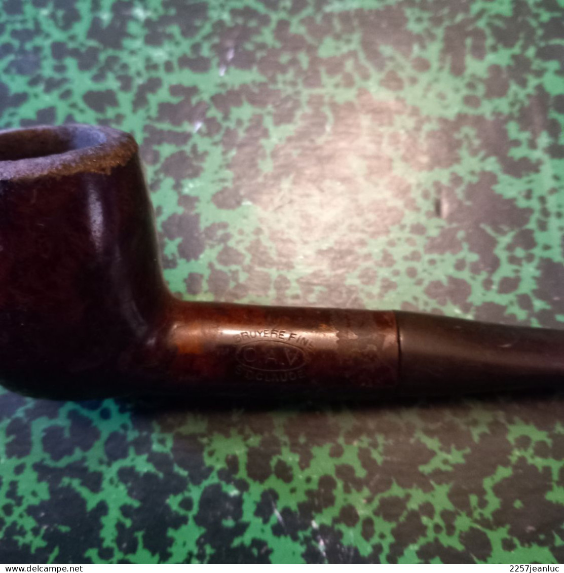 Ancienne Pipe En Bruyère Fine  C..A.V. St Claude 605 - Heather Pipes