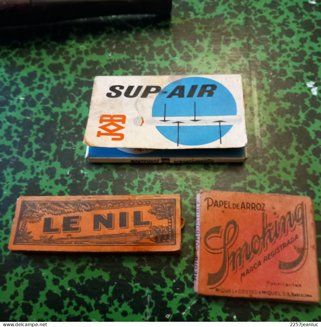 Lot 3 Papiers A Cigarettes Anciens Dont Un Fabriqué Par Joseph Bardou à Angoulème Perpaignan Le Nil & Smohi,g - Job - Autres & Non Classés