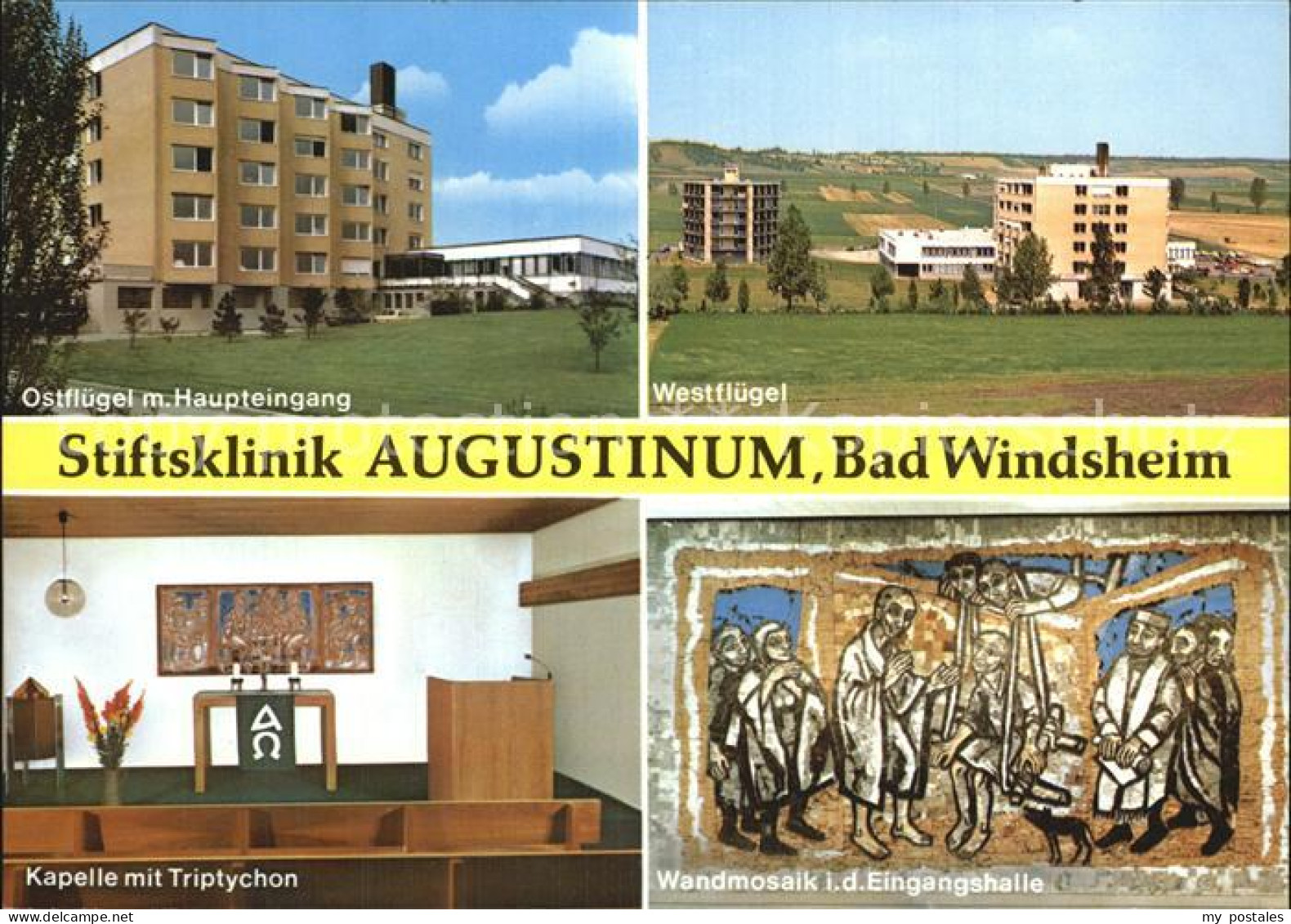 72509855 Bad Windsheim Stiftsklinik Augustinum Kapelle Mit Triptychon Wandmosaik - Bad Windsheim