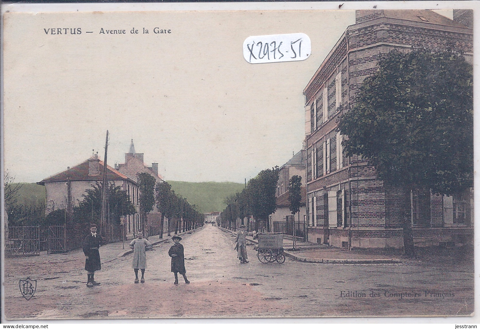 VERTUS- AVENUE DE LA GARE- COLORISEE - Vertus