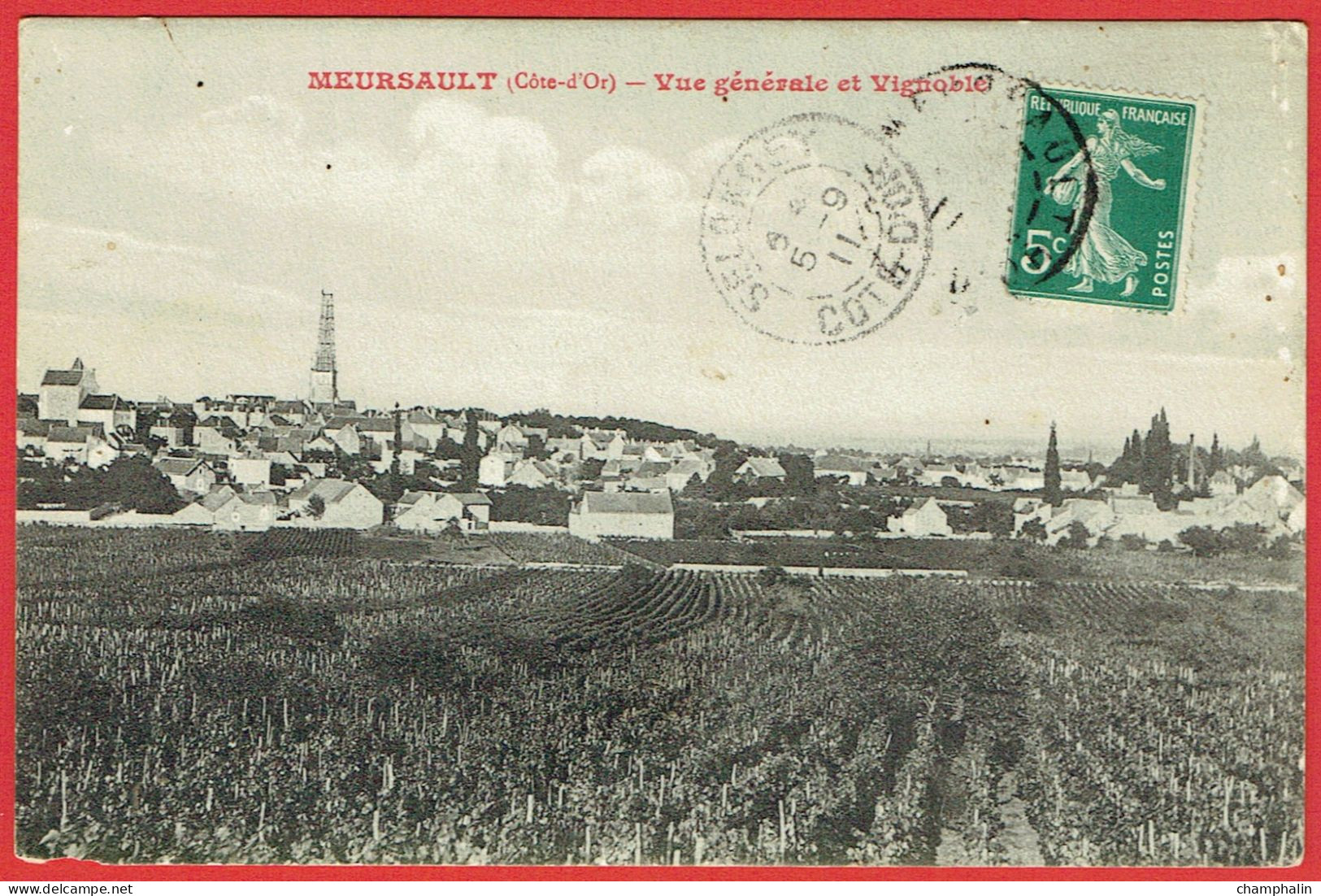 Meursault - Vue Générale Et Vignoble - CAD Selongey (21) - Meursault