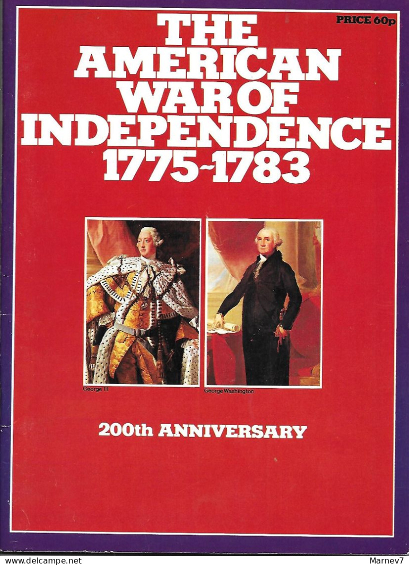 Livre Revue - American War Of Independence 1775-1783 - Guerre D'Indépendance - USA Etats-Unis - 1974 - Guerre Che Coinvolgono US