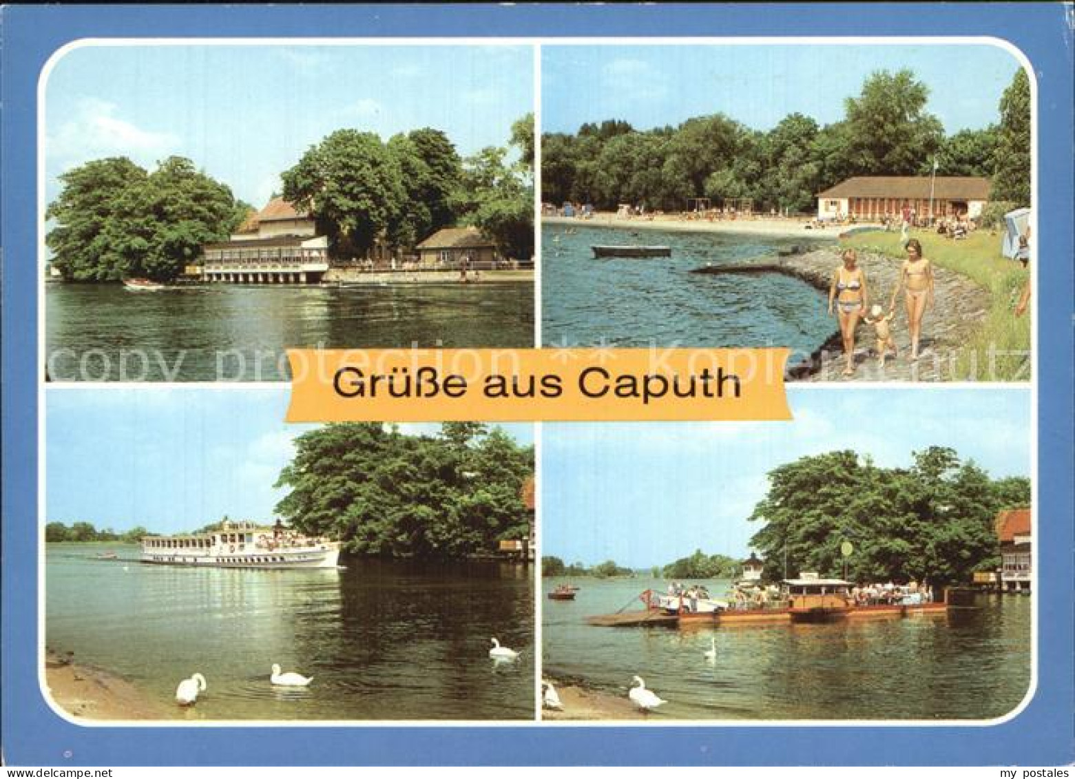 72528531 Caputh Gaststaette Am Faehrhaus Strandbad MS Seebad Templin Weisse Flot - Ferch