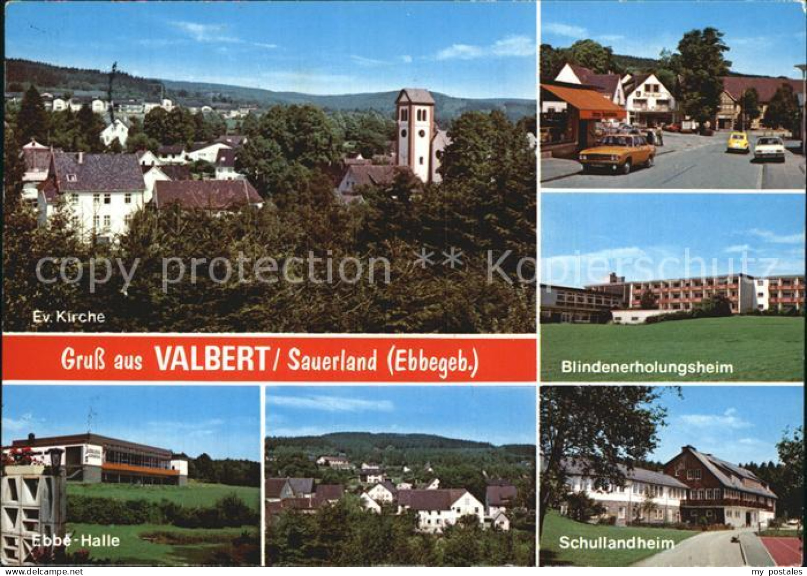 72528339 Valbert Kirche Hauptstrasse Blindenerholungsheim Schullandheim Ebbehall - Meinerzhagen