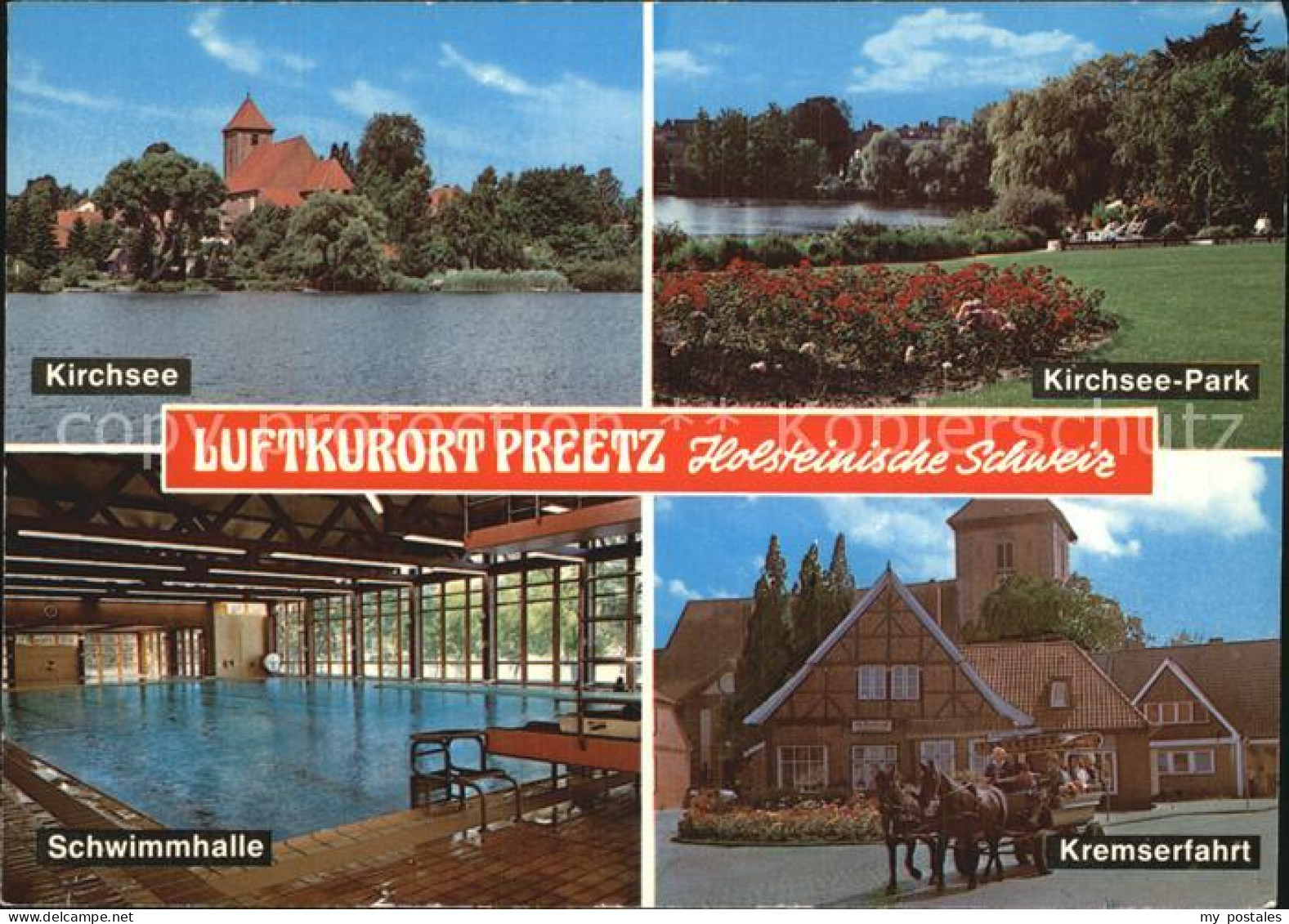 72526248 Preetz Holstein Kirchsee Park Schwimmhalle Kremserfahrt Preetz - Preetz
