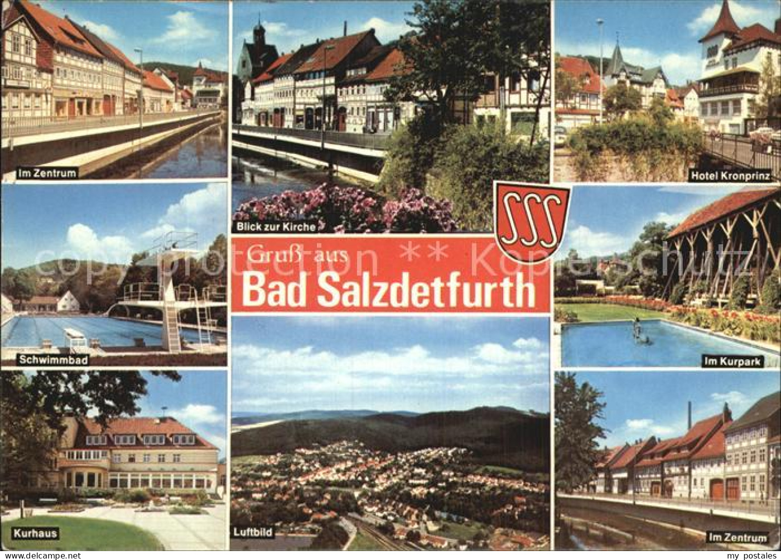 72526212 Bad Salzdetfurth Zentrum Kirche Hotel Kronprinz Schwimmbad Kurpark Kurh - Bad Salzdetfurth