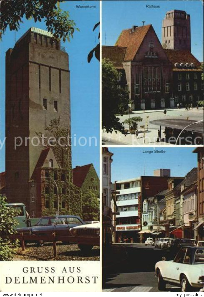 72523132 Delmenhorst Lange Strasse Wasserturm Rathaus Delmenhorst - Delmenhorst