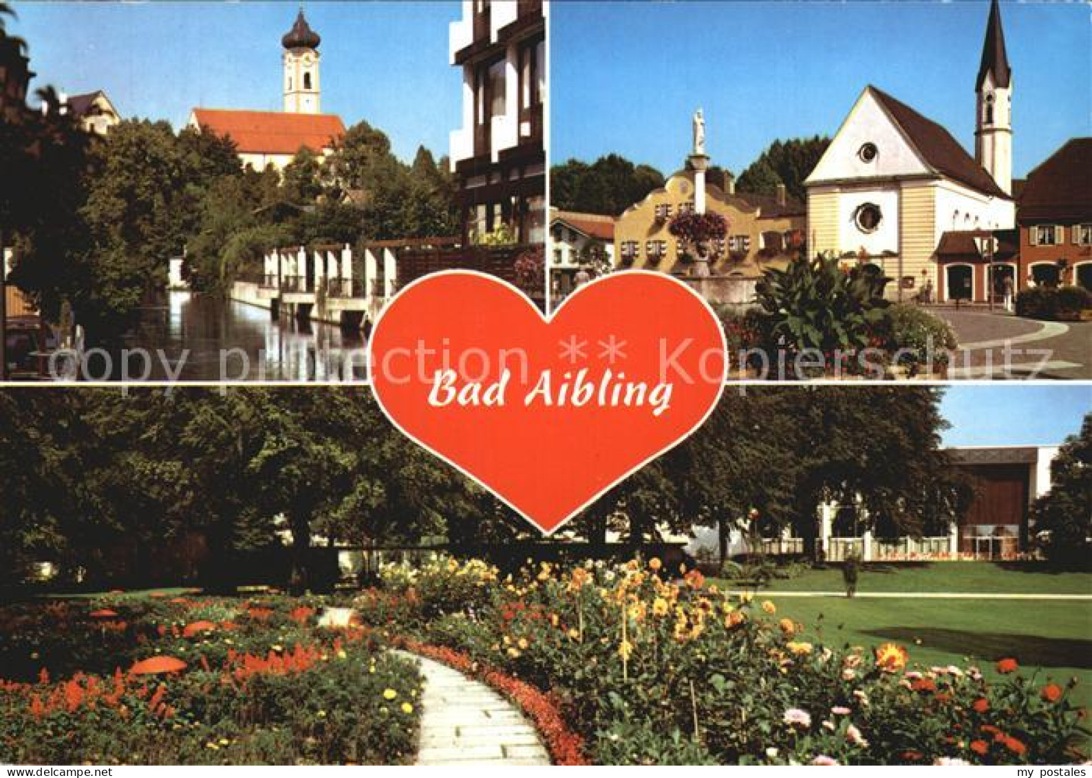 72522680 Bad Aibling Teilansicht Kirche Park Bad Aibling - Bad Aibling