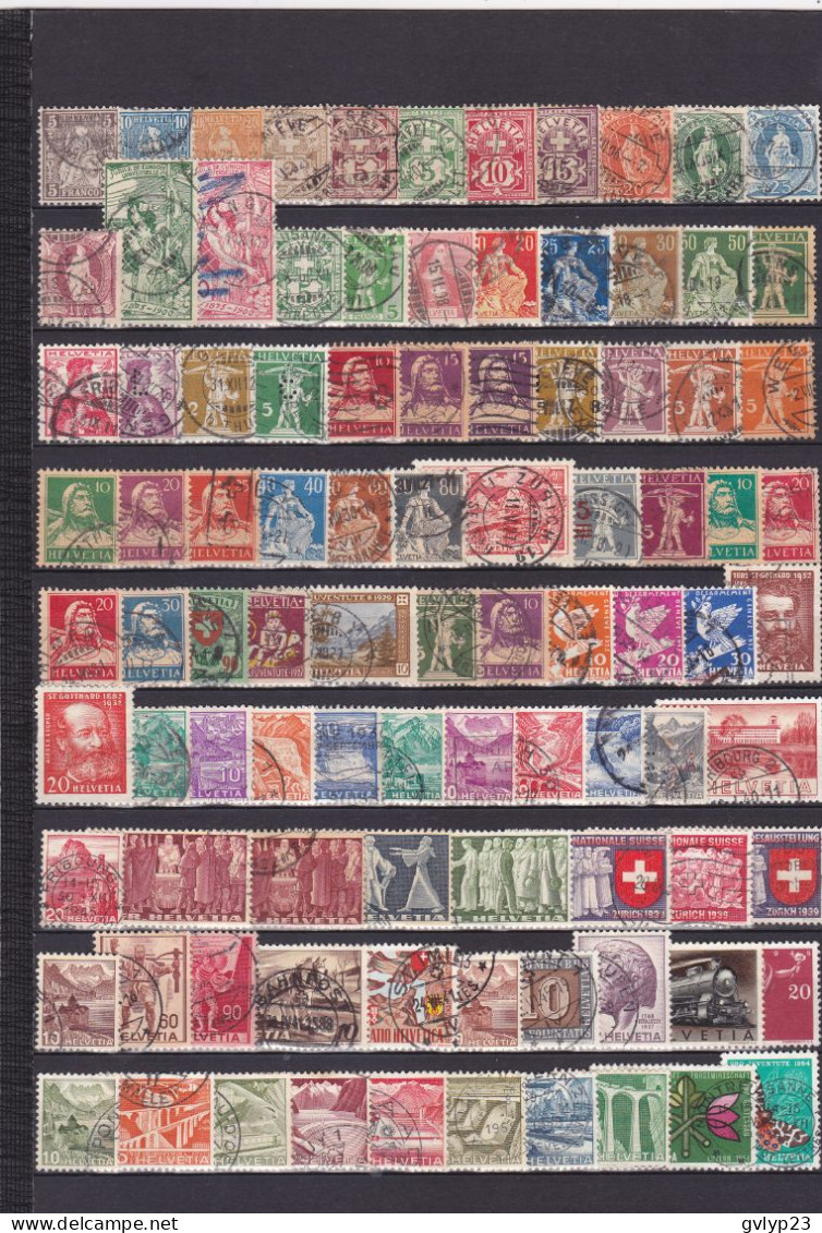 UN LOT DE 183 TIMBRES OBLITéRéS - Sammlungen