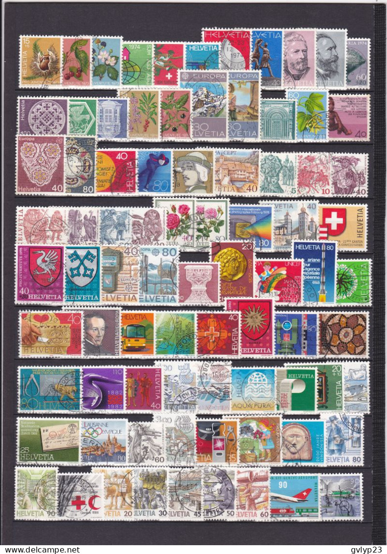 UN LOT DE 521 TIMBRES OBLITéRéS - Sammlungen