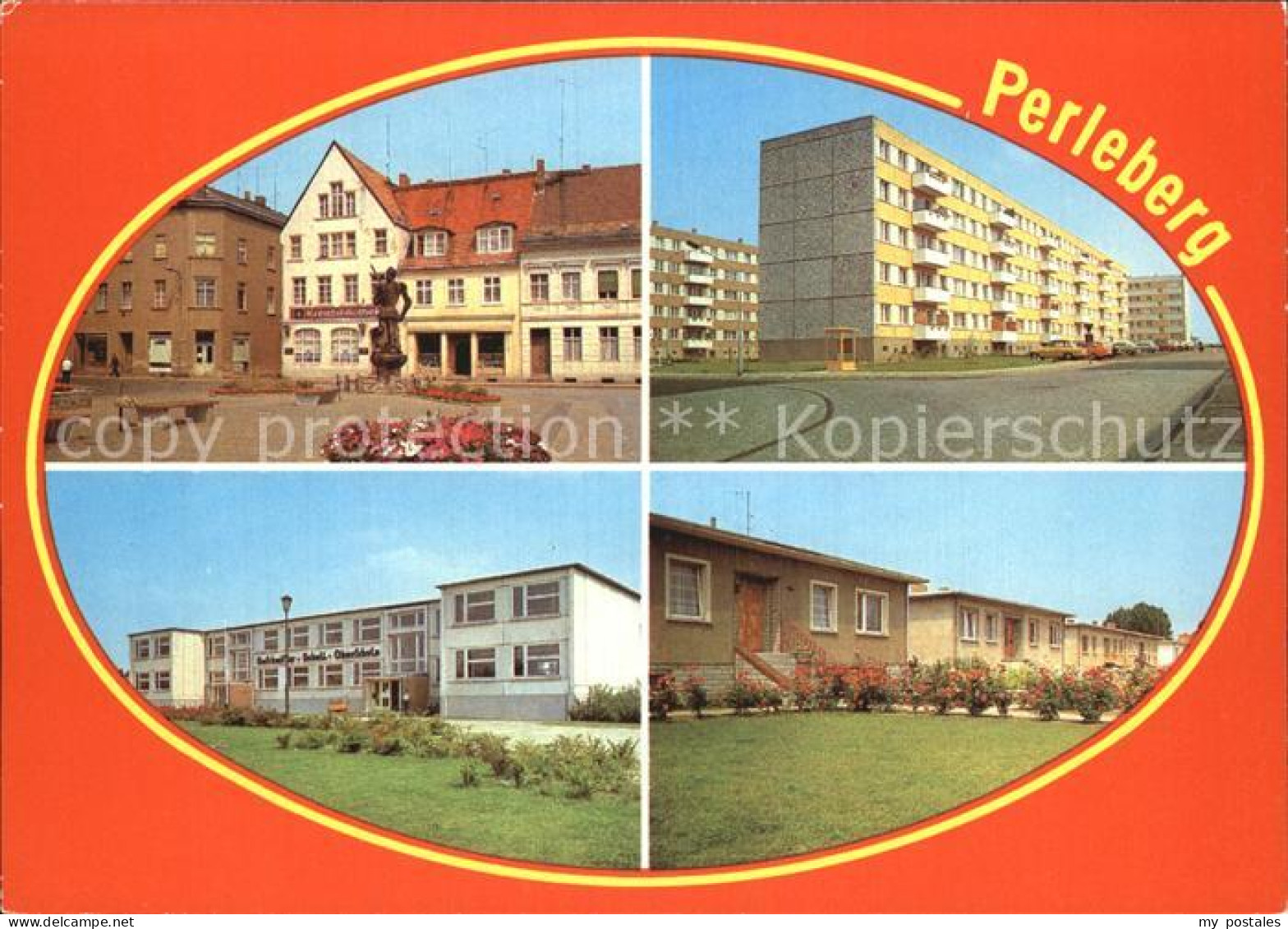 72518842 Perleberg Grosser Markt Heinrich Heine Strasse Geschwister Scholl Obers - Perleberg