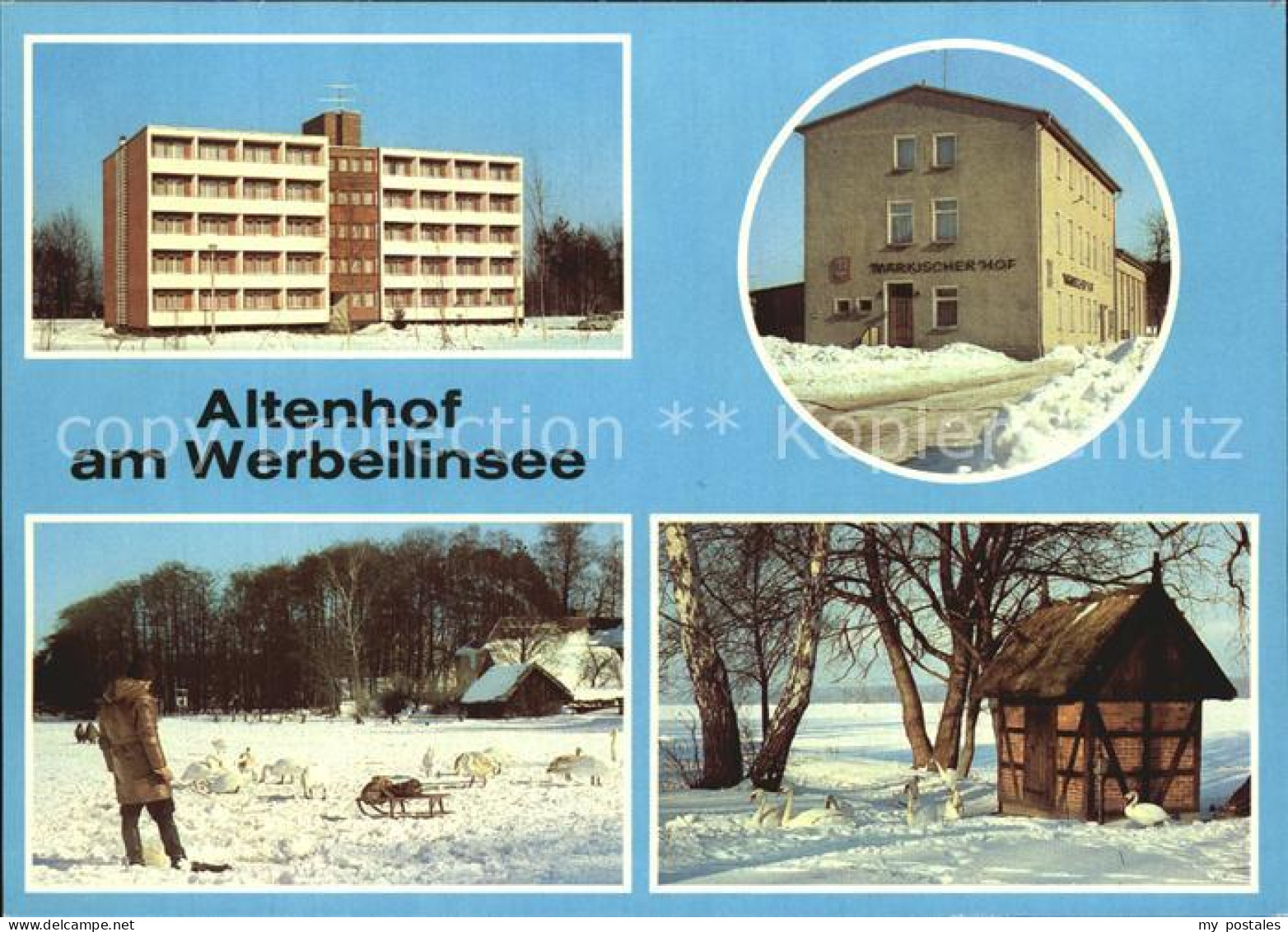 72518239 Altenhof Eberswalde Bettenhaus FDGB Erholungsheim Maerkischer Hof Werbe - Finowfurt