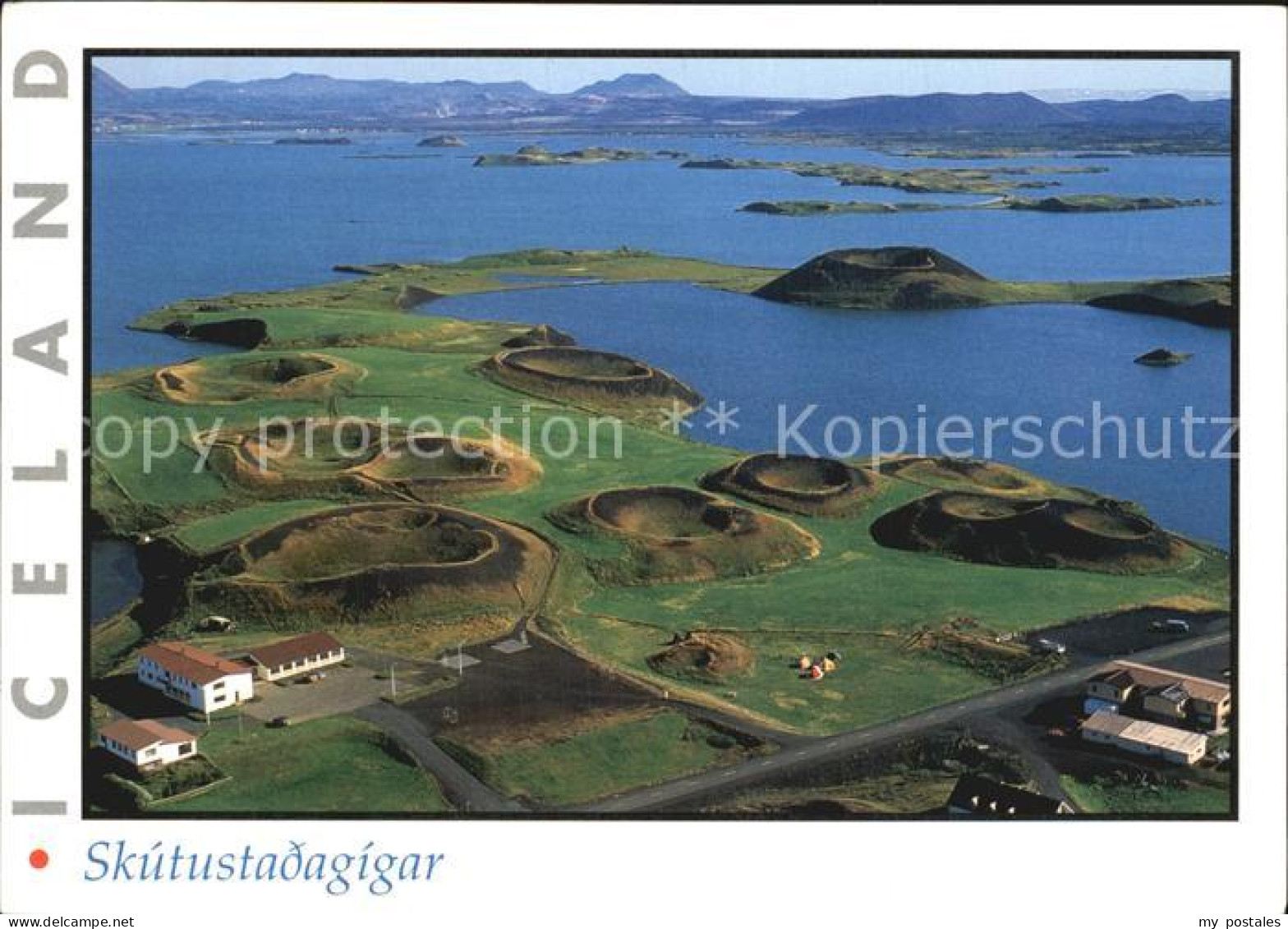 72517510 Island Fliegeraufnahme Skutustadagigar Island - Islande