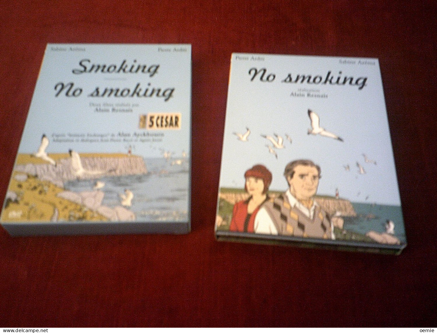 SMOKING  NO SMOKING  DEUX FILM REALISES PAR ALAIN RESNAIS  AVEC SABINE AZEMA ET PIERRE ARDITI  5 CESAR - Collections & Sets