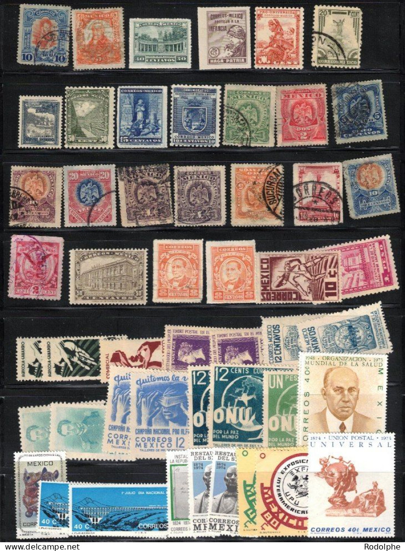 +2.200 timbres sélectionnés du monde entier, avec grande partie USA, (prix baissé)