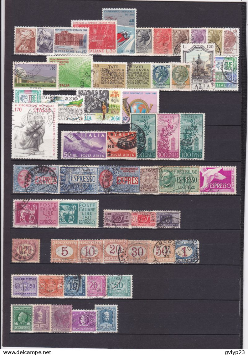 UN LOT DE 155 TIMBRES OBLITéRéS - Sammlungen